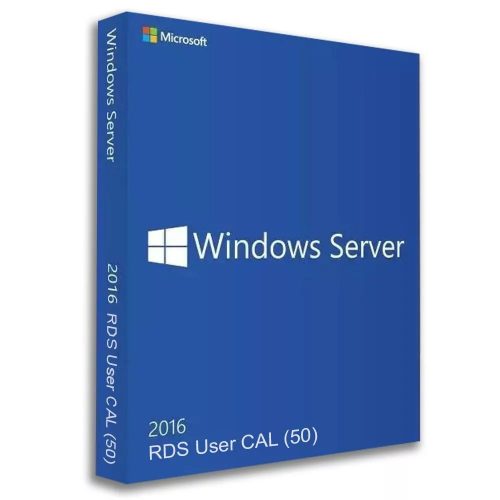 Microsoft Windows Server 2016 RDS User CAL (50 Users)