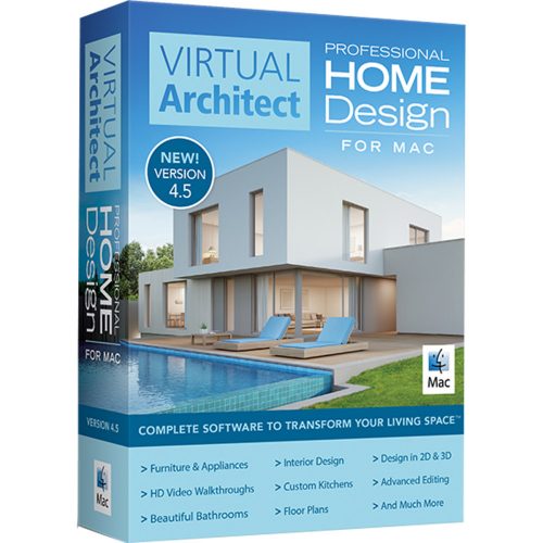 Virtual Architect Professional Home Design for Mac (1 Device / Lifetime)