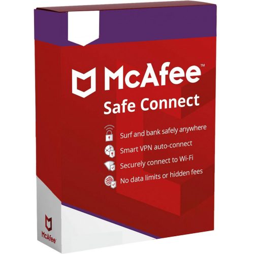 McAfee Safe Connect VPN (5 Devices / 1 Year) (EU)